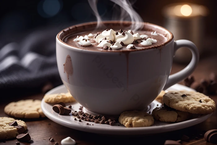 KURABİYELİ SICAK ÇİOLATA